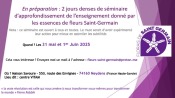 Séminaire de formation des 31 Mai et 1er Juin 2025 - Arrhes pour inscription